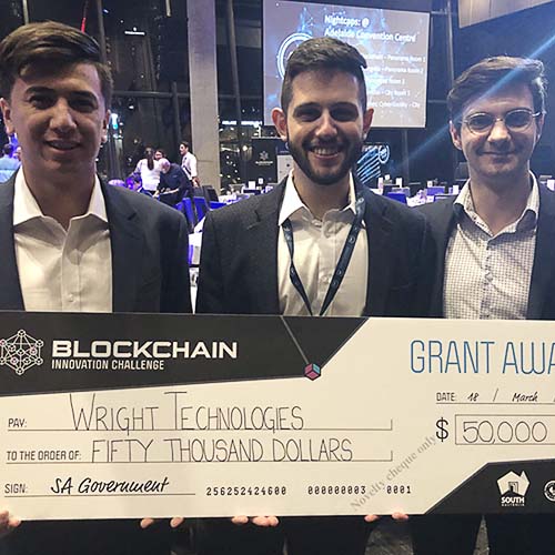 Wright Technologies win South Australia’s Blockchain Innovation Challenge