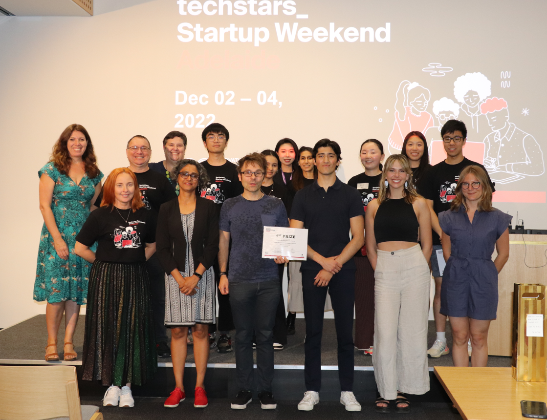 Team at Startup Weekend Adelaide