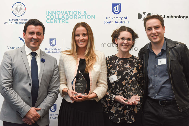 Tech trio take out UniSA’s entrepreneurial awards