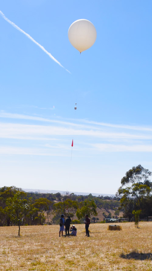 Lux ResearchSat balloon launch